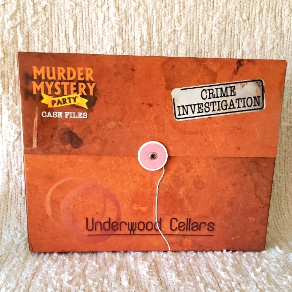 UNDERWOOD CELLARS MYSTERY CASE FILES INVESTIGATION GAME